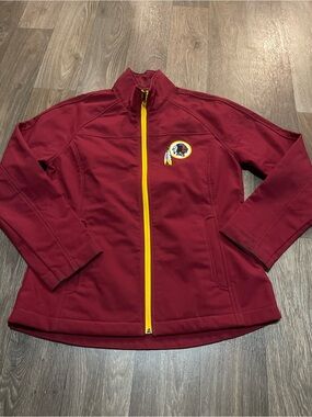 NFL team apparel Women's Burgundy Zip-Front Washington Redskins Jacket